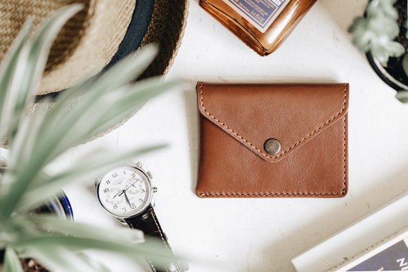 The Signature Wallet | Brown Leather Wallet | Albert Tusk Leather Goods Online