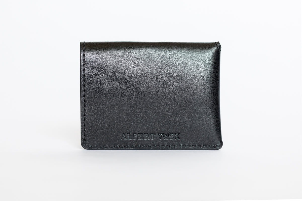 The Signature Wallet | Black Leather Wallet | Albert Tusk Leather Goods Online