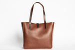 The Transport Tote | Tan Leather Tote Bag | Albert Tusk Leather Goods Online