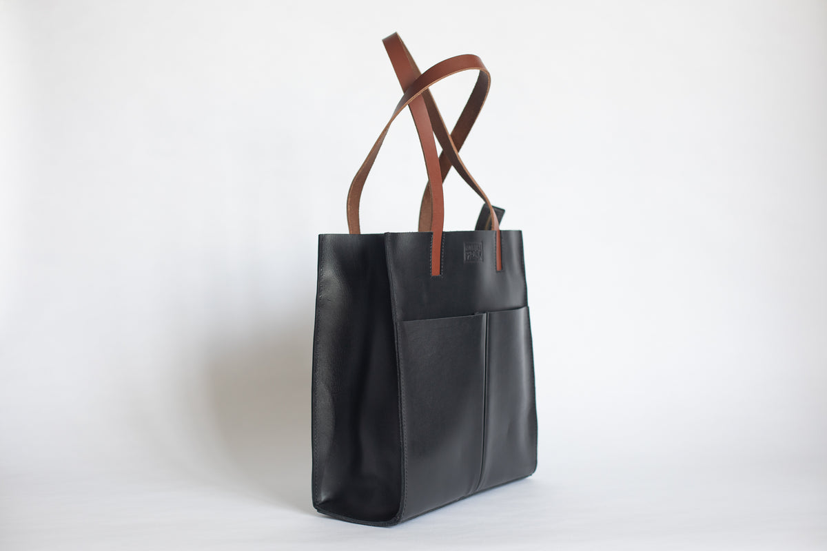 The Twin-Pocket Tote |  | Albert Tusk Leather Goods Online