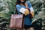The Twin-Pocket Tote |  | Albert Tusk Leather Goods Online