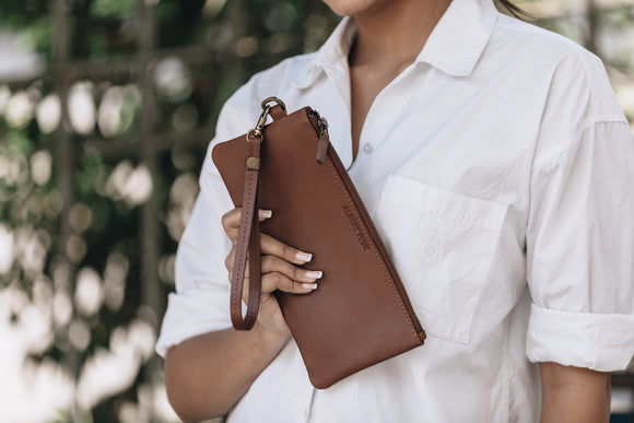 The Wristlet | Leather Pouch | Albert Tusk Leather Goods Online