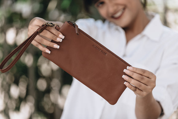 The Wristlet | Leather Pouch | Albert Tusk Leather Goods Online